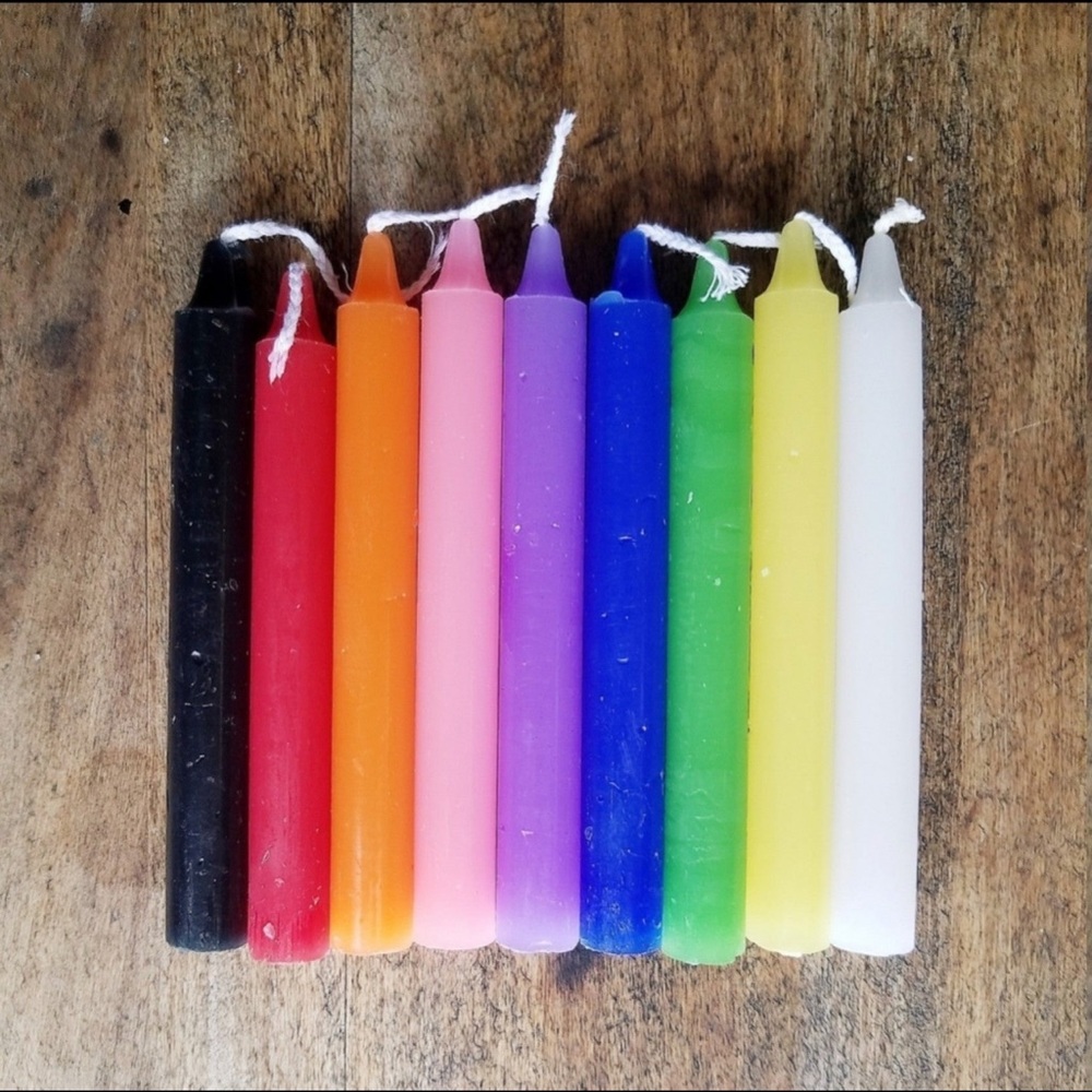 4 inch taper candles set of 10